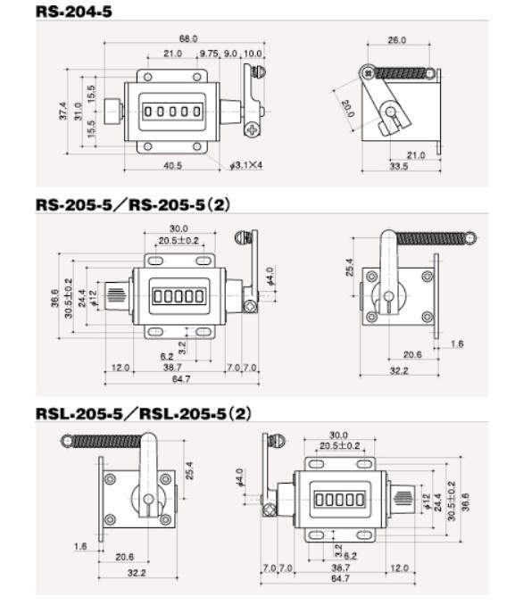 KORI古里精机RS-204-5计数器