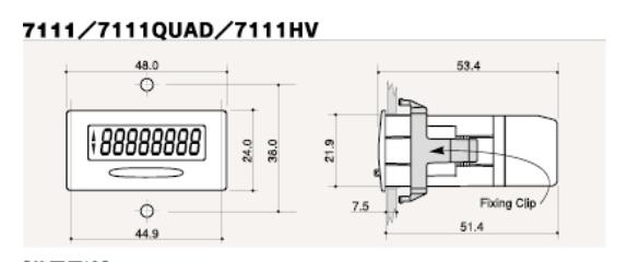 电子计数器7111QUAD古里精机KORI