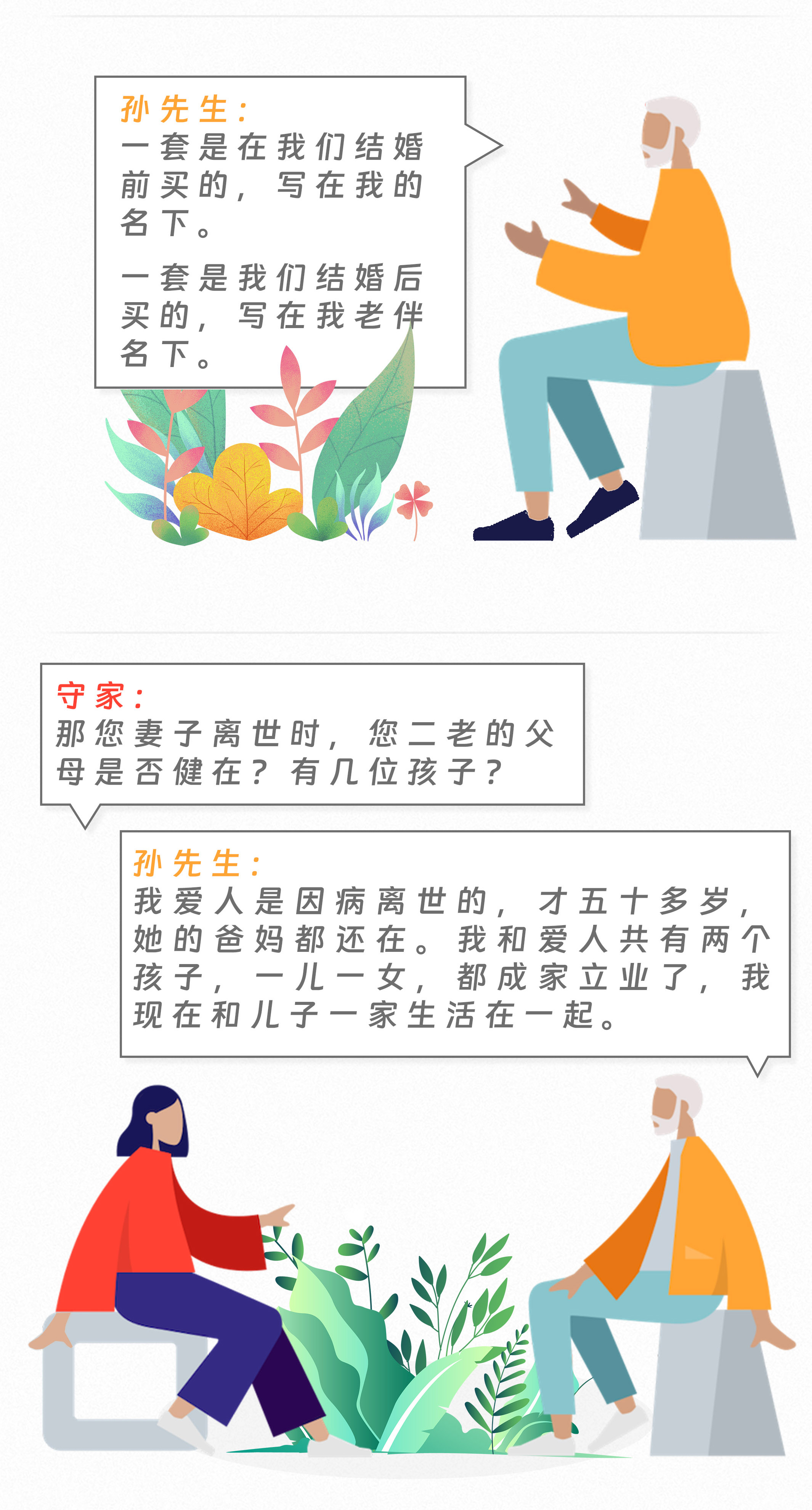 守家咨询室|老伴去世后，我要不要现在处理她的财产？