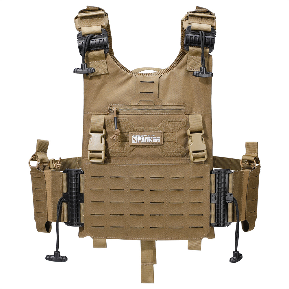 Tactical Vest Hunting Plate Carrier Modular Vests Portable Molle  Airsoft Training Vest Adjustable Hunting Vests CS Game Jungle