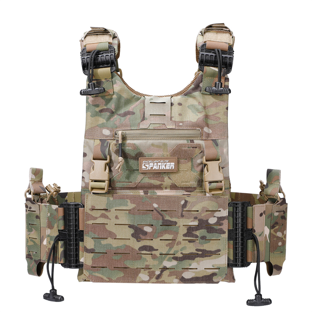 Tactical Vest Hunting Plate Carrier Modular Vests Portable Molle  Airsoft Training Vest Adjustable Hunting Vests CS Game Jungle