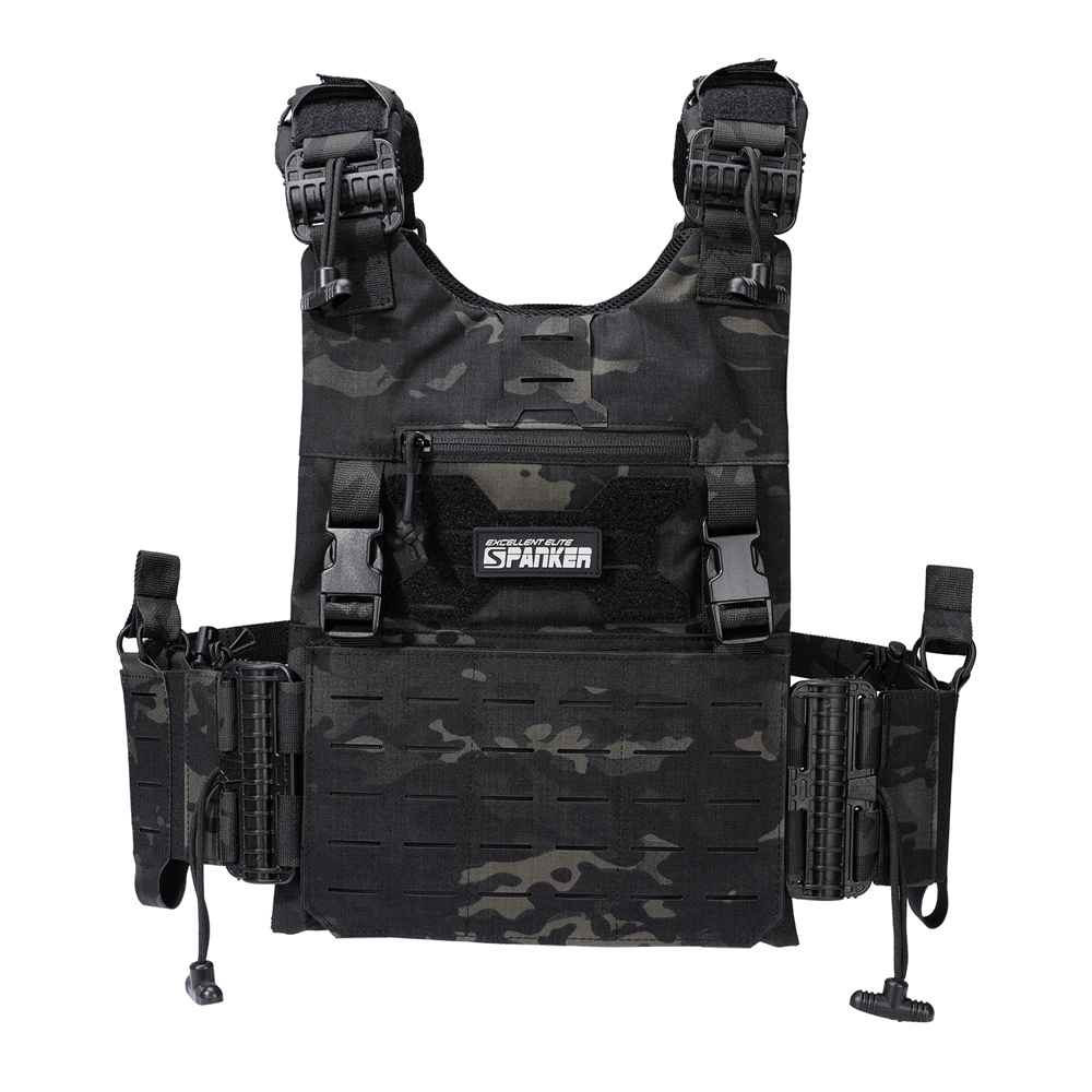 Tactical Vest Hunting Plate Carrier Modular Vests Portable Molle  Airsoft Training Vest Adjustable Hunting Vests CS Game Jungle