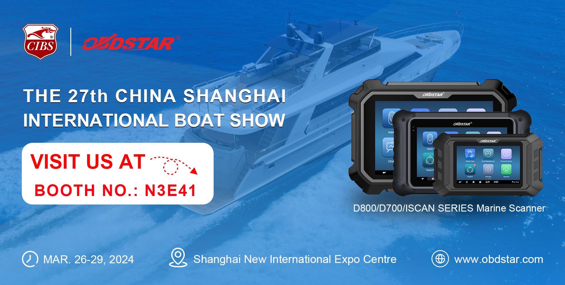 Invitation for the 27th China Shanghai International Boat Show (CIBS 2024)