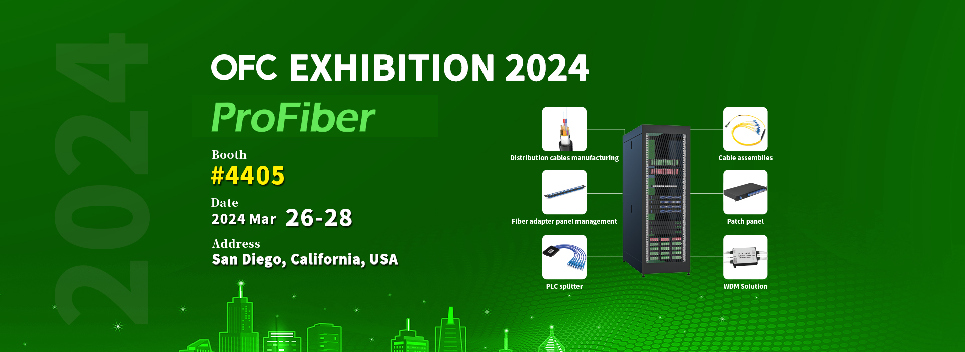 Join ProFiber at OFC 2024: A Key Event in Optical Communications
