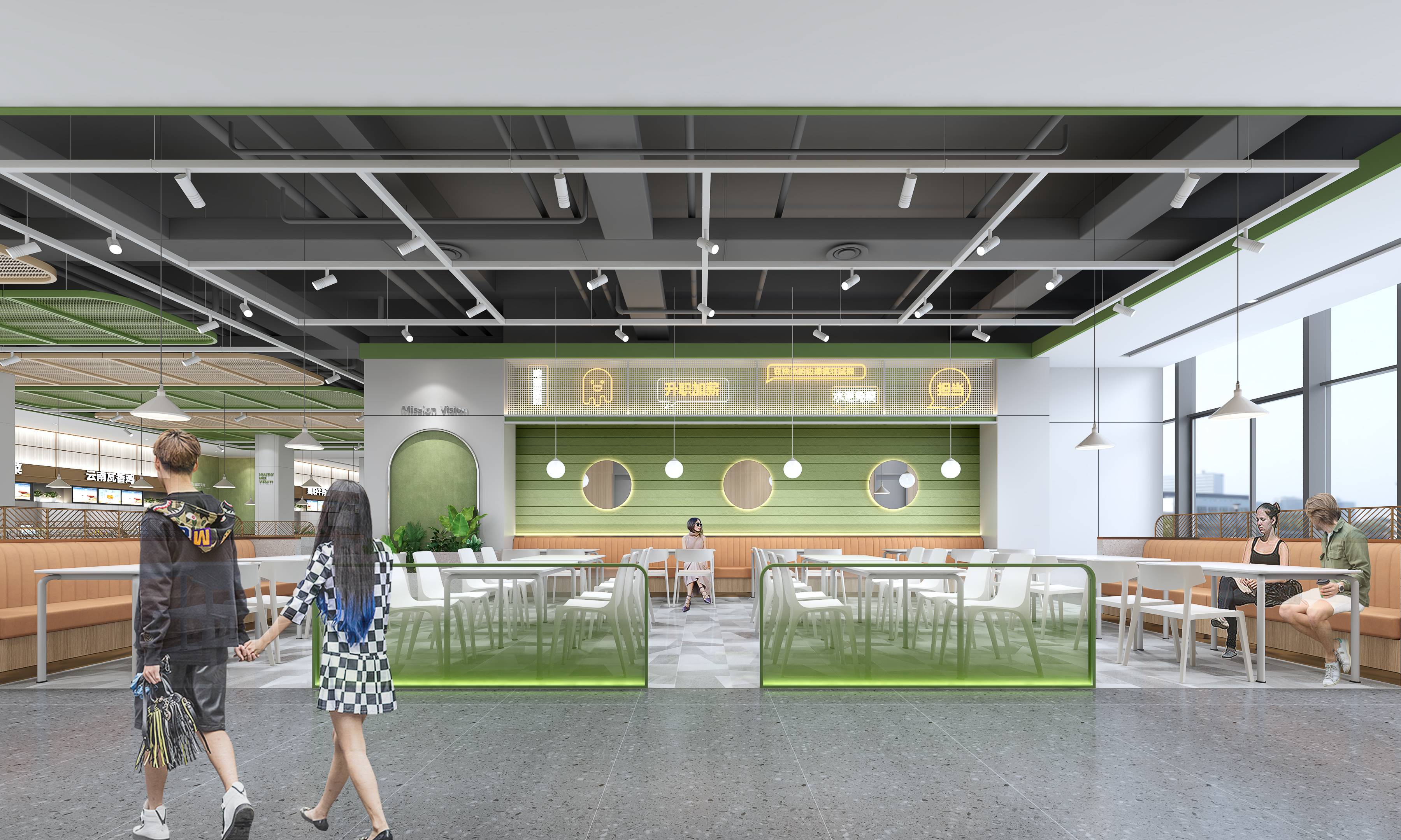 金山集团武汉总部员工食堂设计
