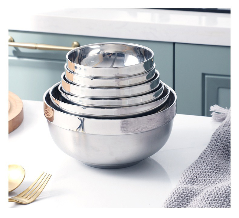 NJSB3 304 & 201 Double Wall Stainless Steel Bowl NJSB3 304 & 201 Double Wall Stainless Steel Bowl