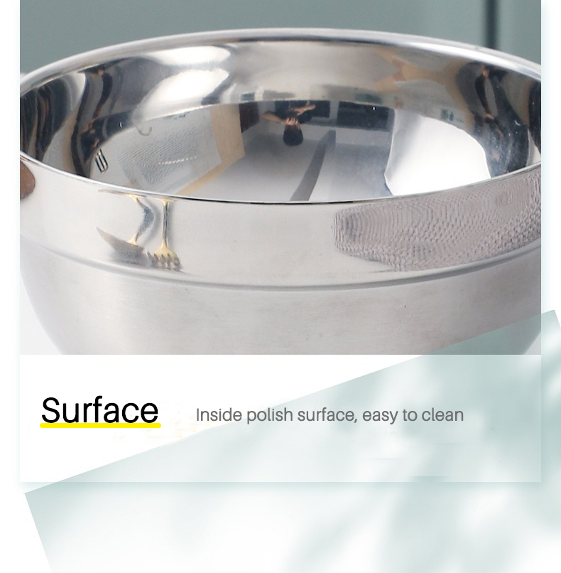 NJSB3 304 & 201 Double Wall Stainless Steel Bowl NJSB3 304 & 201 Double Wall Stainless Steel Bowl