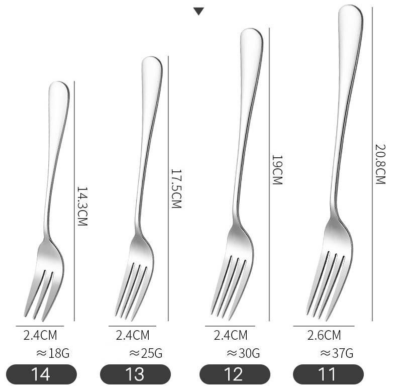 Basics Stainless Steel Flatware Set with Round Edge