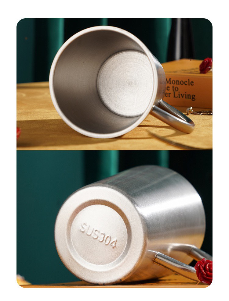 300ml Double Wall 304 Stainless Steel Mug