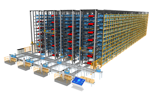 Two-Way Tote Shuttle System