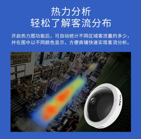 TL-IPC55AE 500万无线摄像头室内家用360度