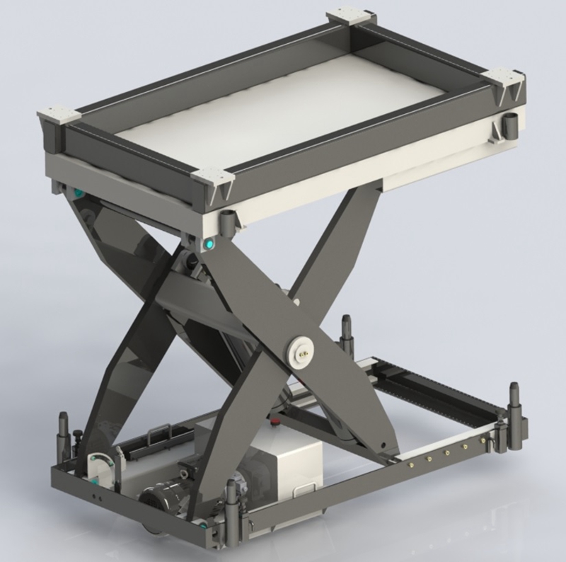 Southworth Customized Lift Tables Applied in the Casting Workshop of the Mechanical Manufacturing Ce