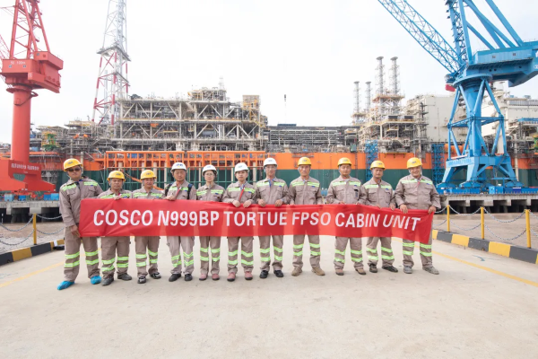 Delivery of the world's largest gas processing FPSO, N999 FPSO