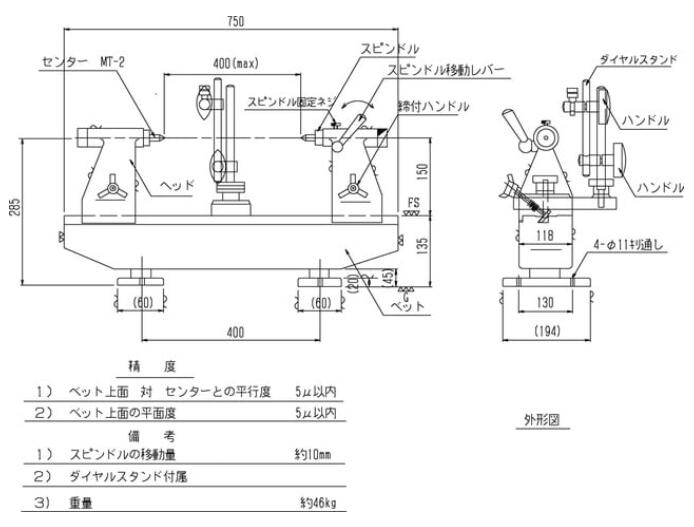 RSK新瀉理研No.592垂直偏心測試儀