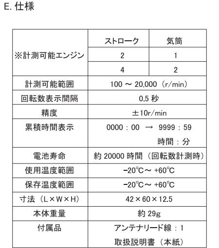 PET-304汽油机转速表OPPAMA追浜工业