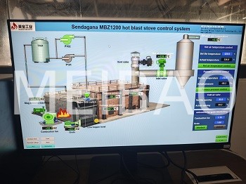 洗衣粉生产用高洁净生物质热风炉投入运行