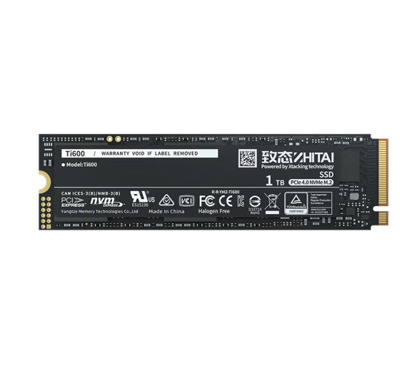 致态TI600 NVME M.2 固态硬盘 1T