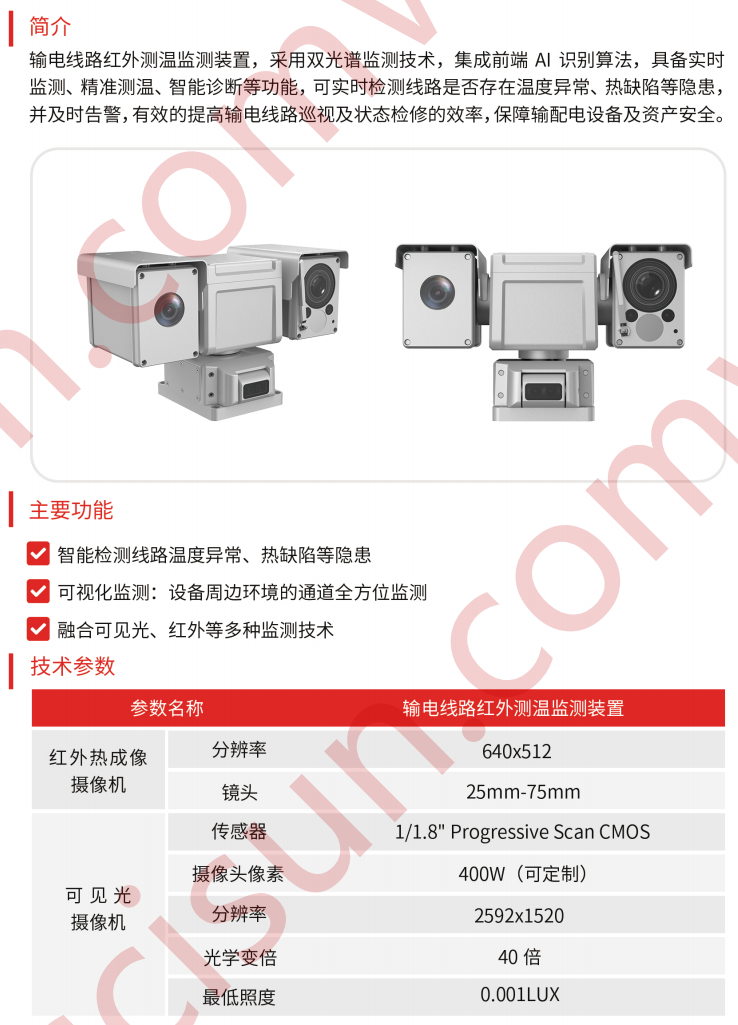 双光可视化红外测温监测
