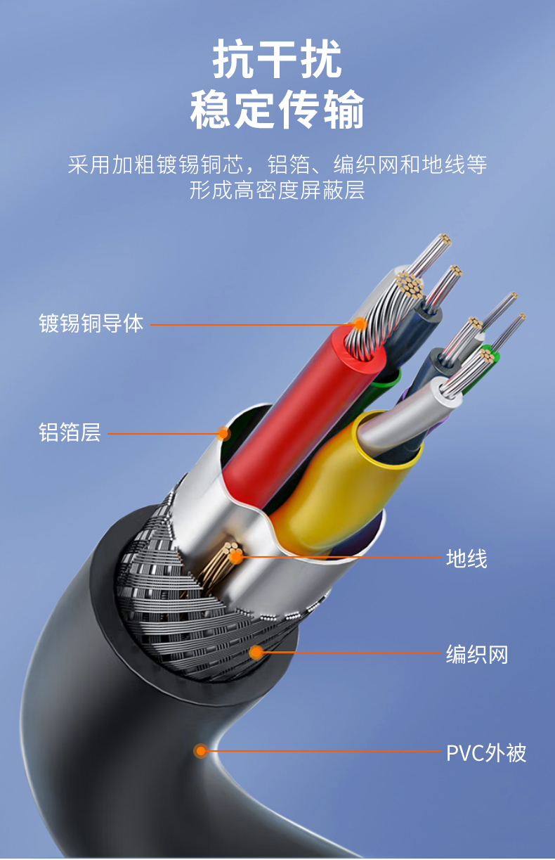 【U660】晶华TYPE-C转Micro USB移动硬盘线