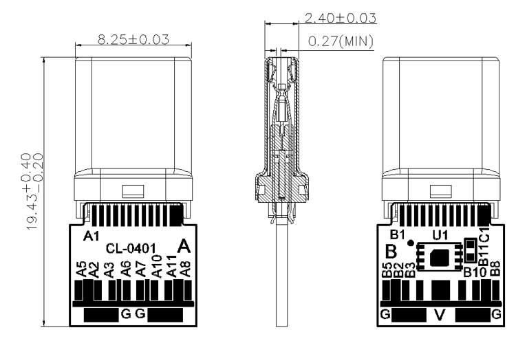 Thunderbolt 4 Type-C PLUG  Finished product 