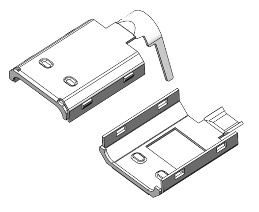 USB Type-C upper and lower shell—20.00mm