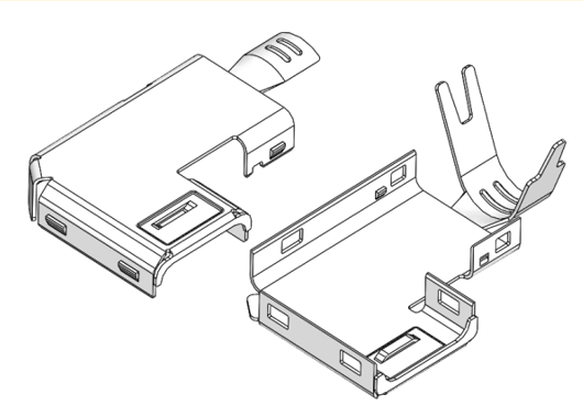 USB Type-C upper and lower shell—24.05mm