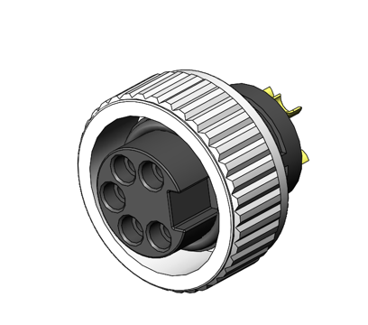 M22 5PIN Female holder semi