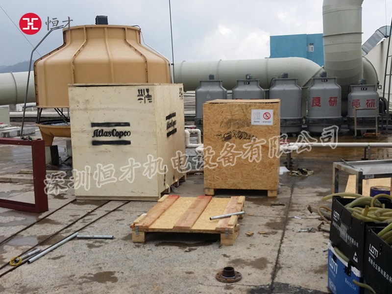 電子通訊真空改造之螺桿真空泵組