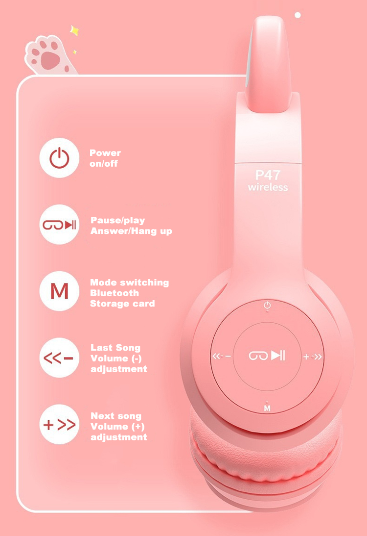 Lighting  Bluetooth headphone P47M