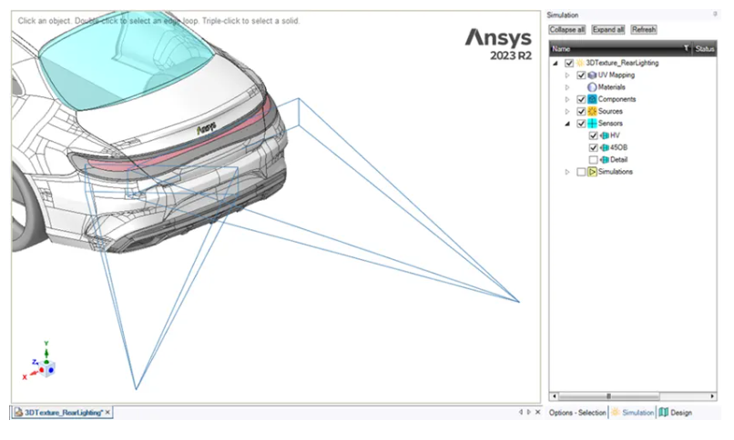 Ansys Speos 微光學(xué)結(jié)構(gòu)尾燈設(shè)計(jì)