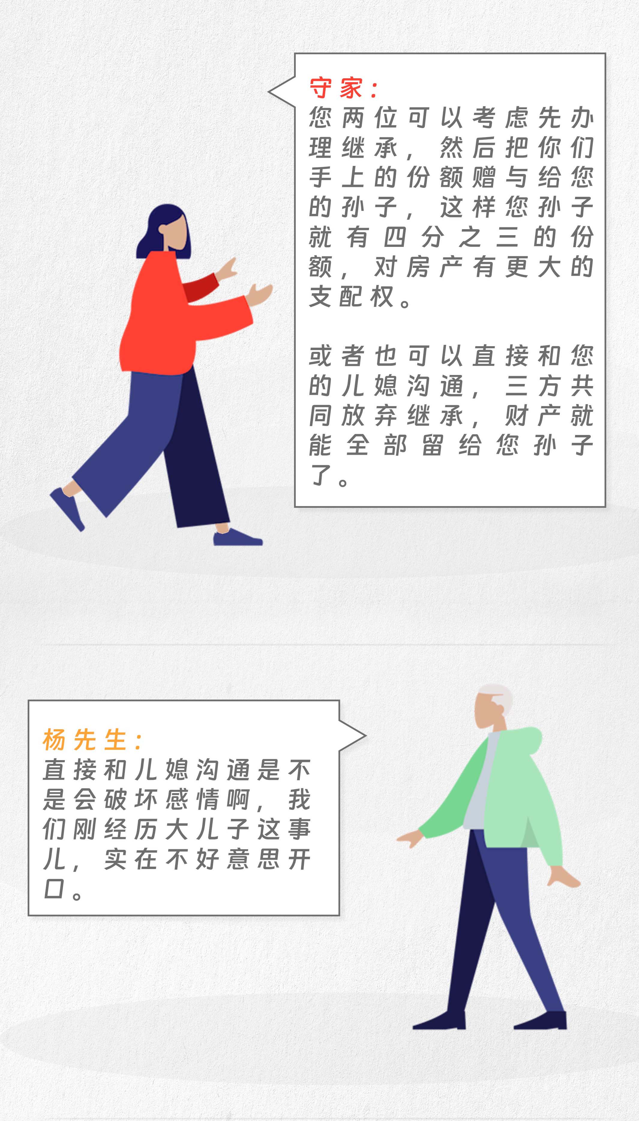 守家咨询室|儿子离世，老两口如何处理，房产能留给孙子？