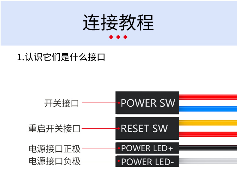 【N965】晶华桌面开关（USB+开关+重启）