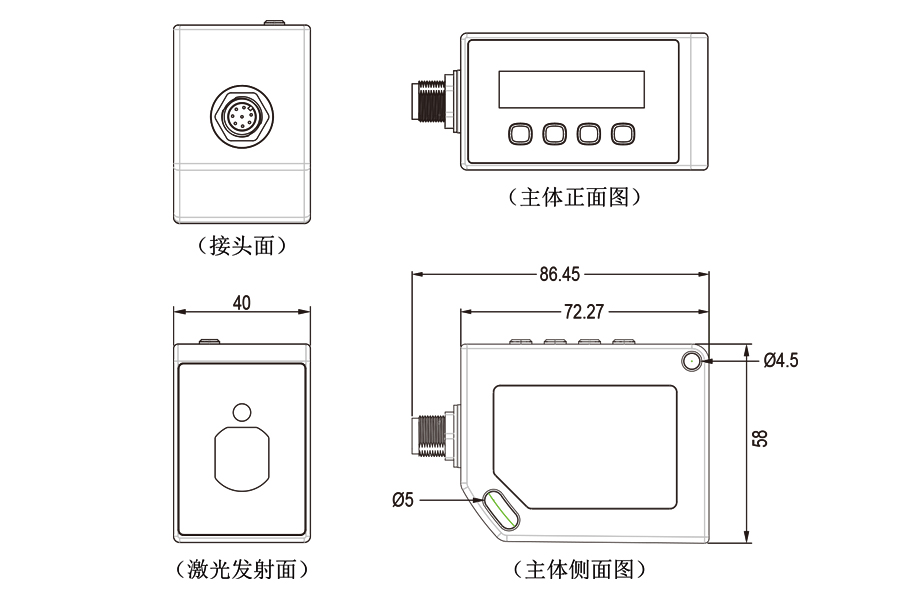 产品推荐|富唯FLR-2000N-UIR测距传感器，实现高精度测量！