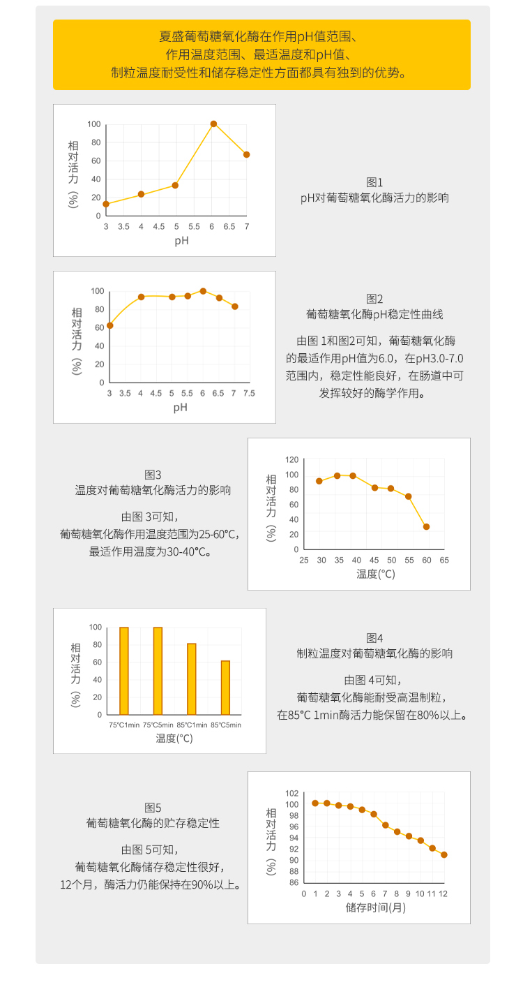 夏盛固体饲料葡萄糖氧化酶1万酶活(饲料用)SDG-2417