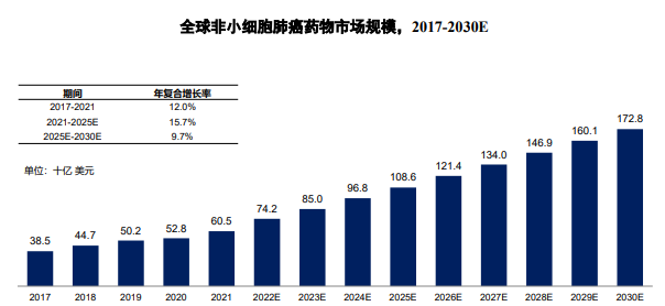 市场预测:预计到2025年中国非小细胞肺癌药物市场规模将增长至1,110亿元-中金企信发布 市场预测:预计到2025年中国非小细胞肺癌药物市场规模将增长至1,110亿元-中金企信发布