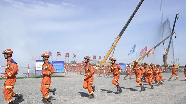 施罗德亮相中国-中亚五国油气管道事故应急处置实训演练，携手安能集团共筑安全防线