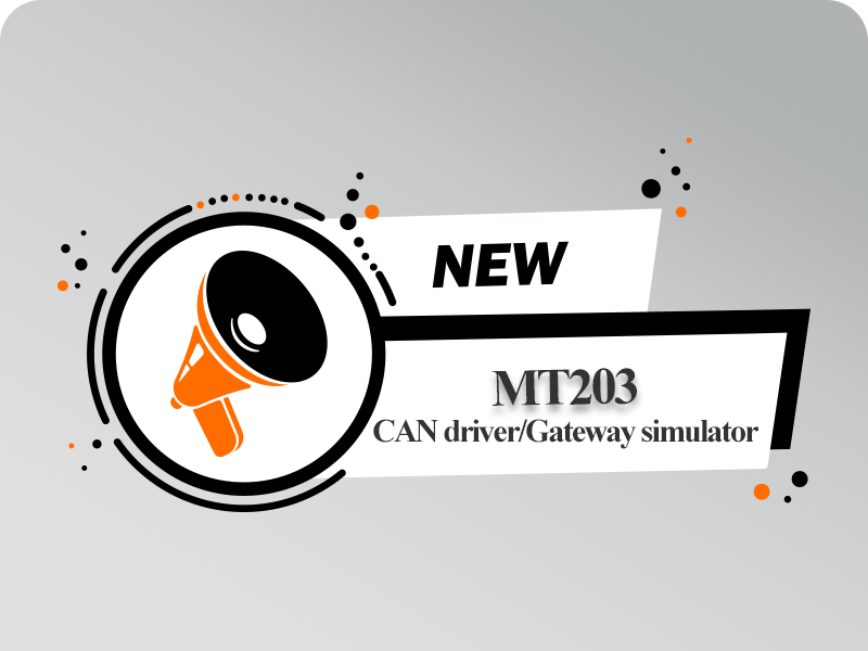 MT203 - CAN driver/Gateway simulator