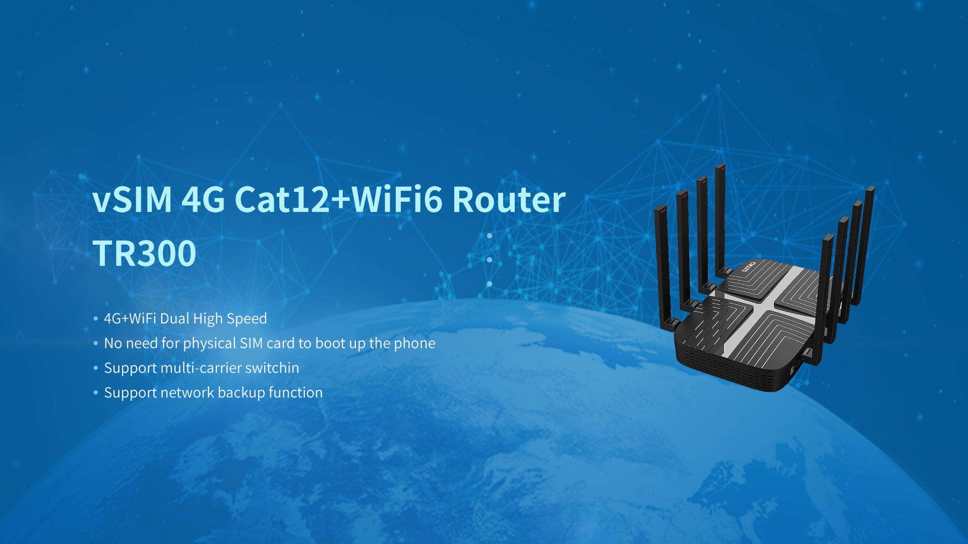 4G CAT12+WiFi6 CP TR300