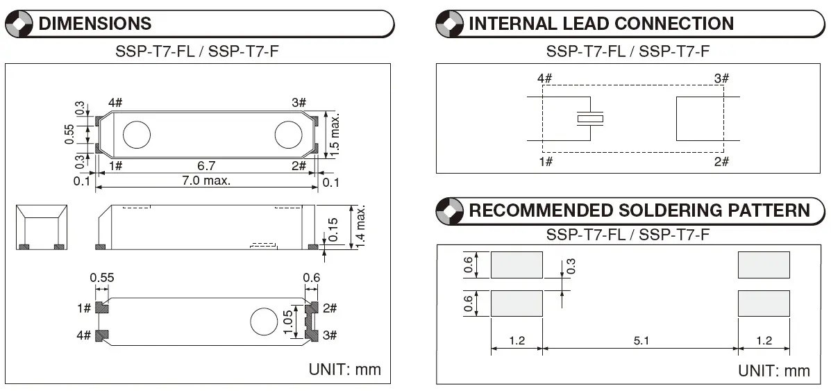 精工SSP-T7-F石英晶体谐振器,贴片晶振,Q-SPT7P0327620C5GF