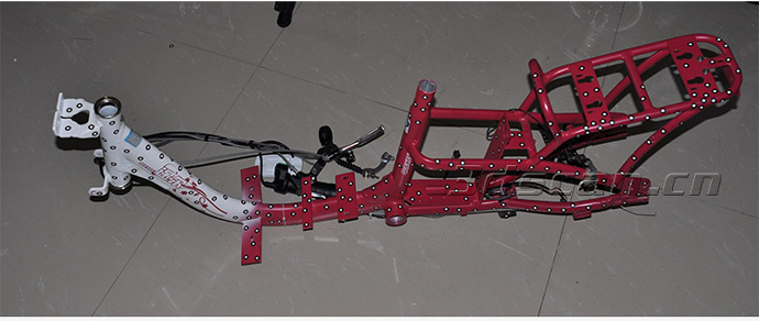 电动车车架三维扫描案例