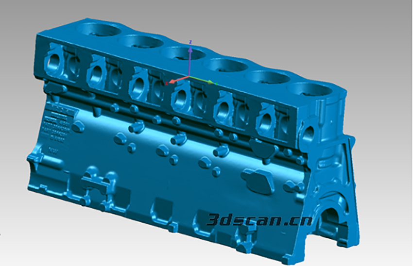 发动机缸体三维检测