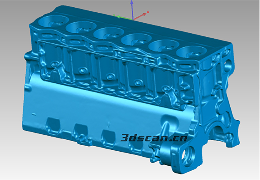 发动机缸体三维检测