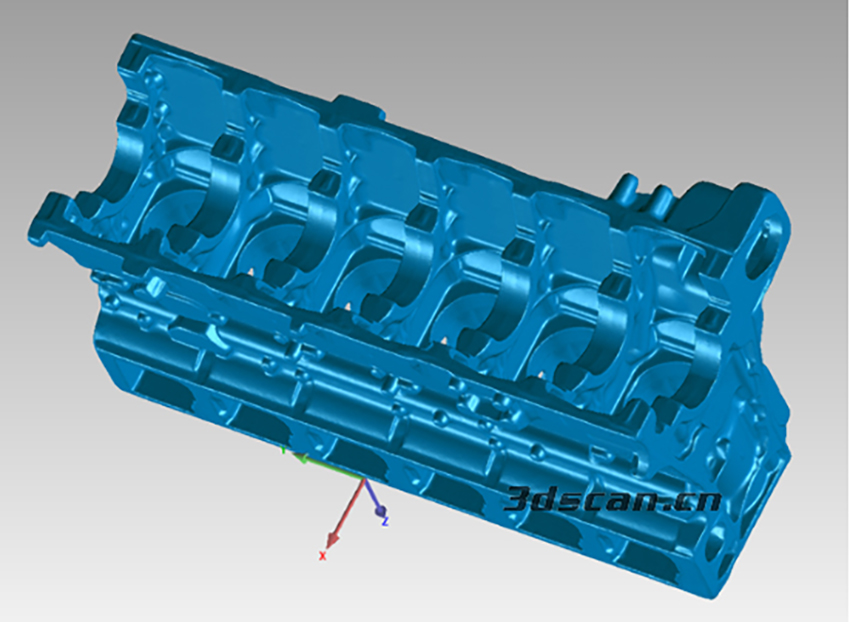 发动机缸体三维检测