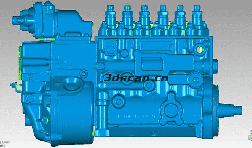 喷油泵三维扫描案例