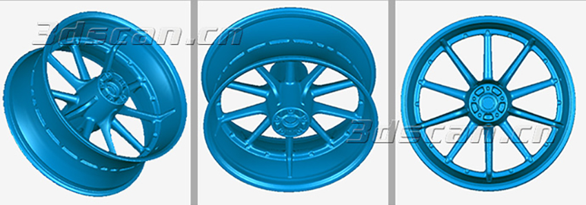 汽车轮毂三维检测