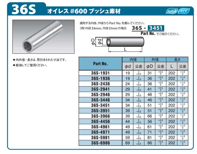 OILESオイレス工業耐磨铜合金轴承36S-2946