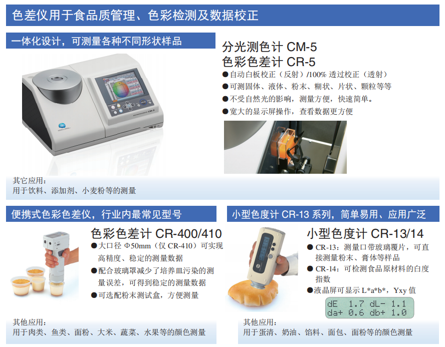 CM-5 分光测试仪/CR-5 色彩色差仪