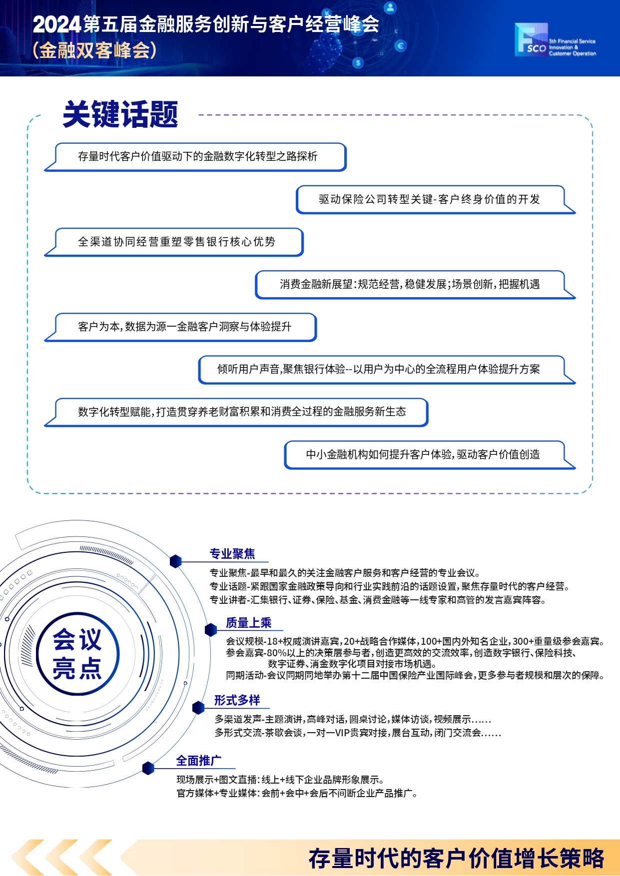 2024第五屆金融服務(wù)創(chuàng)新與客戶經(jīng)營峰會