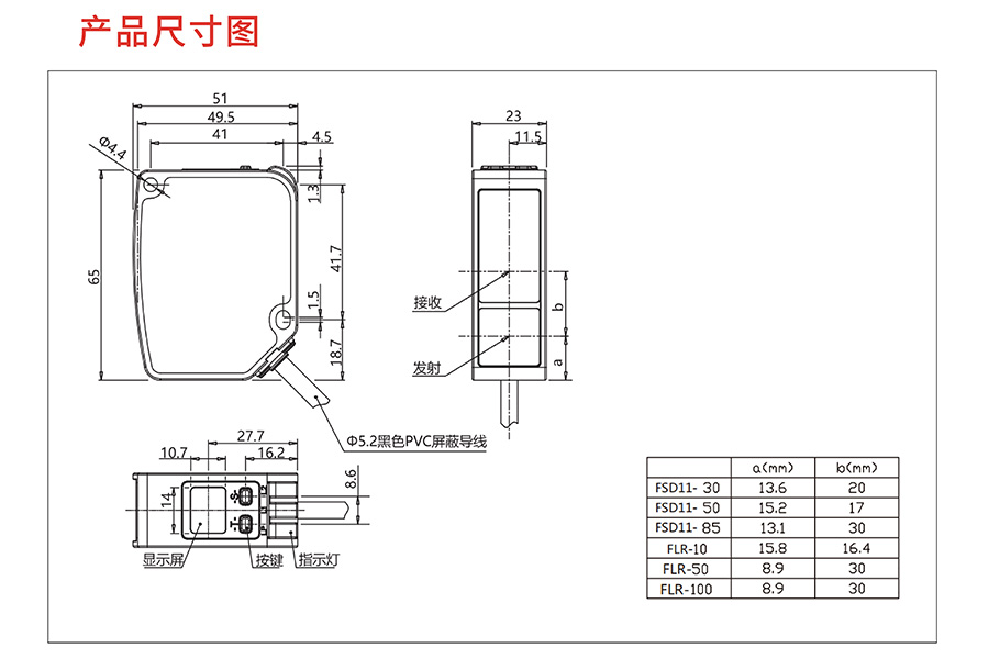 FSD11 Series Laser Distance Measuring Sensor: Accurate Distance Measuring, Enabling a New Era of Ind