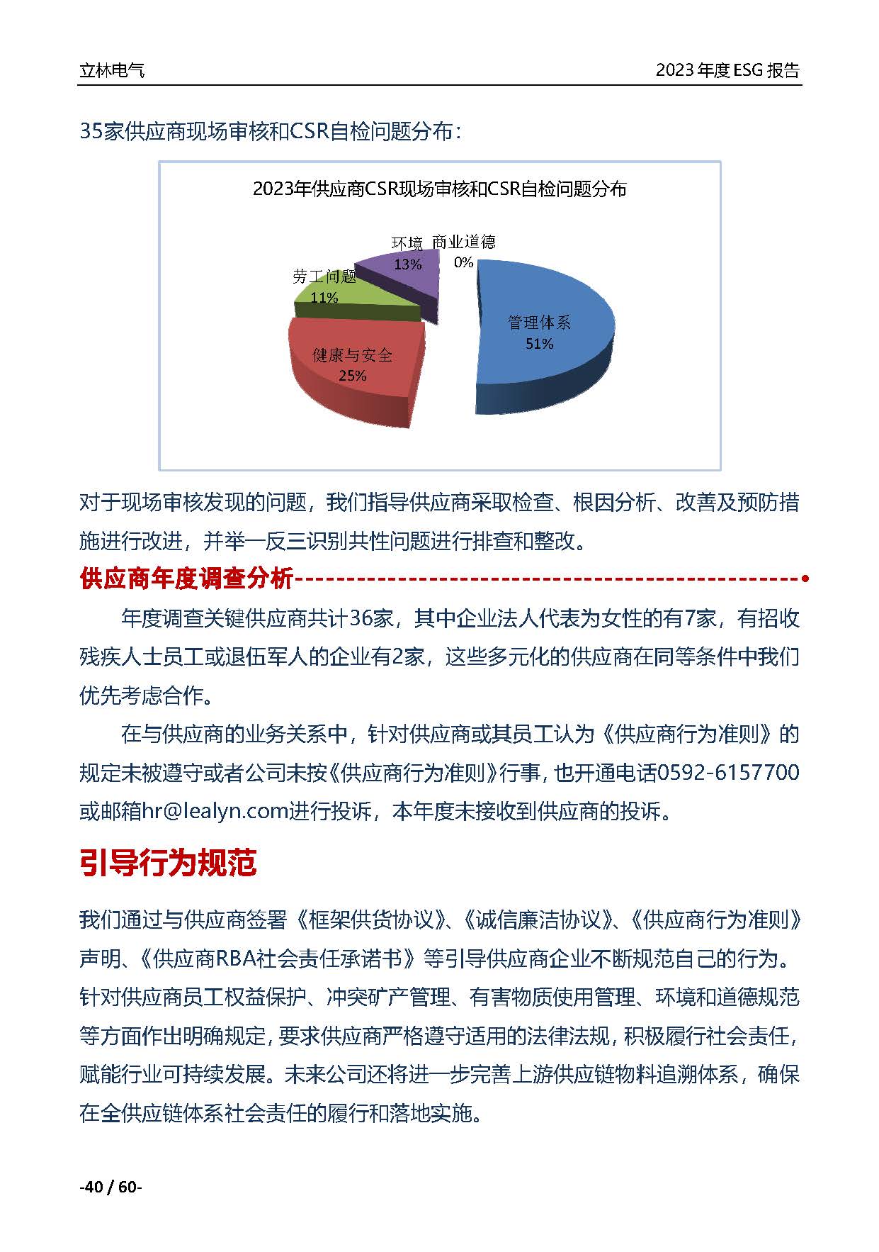 厦门立林电气控制技术有限公司2023年ESG报告